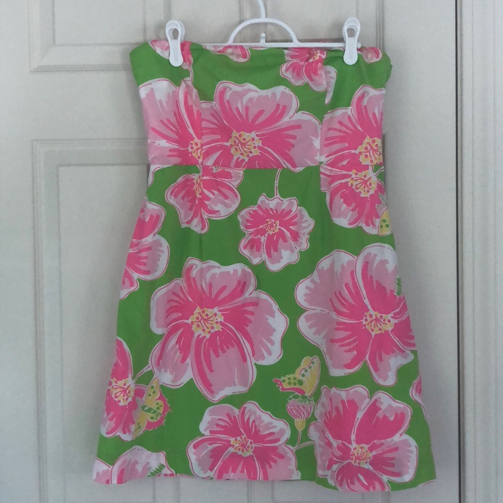Lilly Pulitzer strapless dress